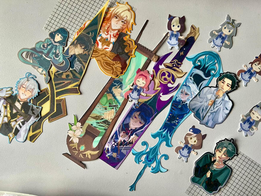 Diecut Sticker Samples